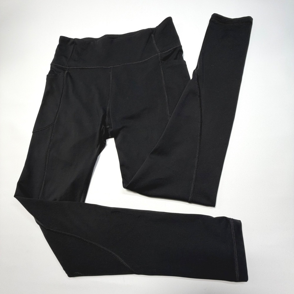 Victoria's Secret Black High Rise Leggings Size 12 Stretch Athleisure